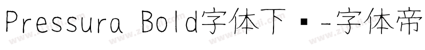 Pressura Bold字体下载字体转换